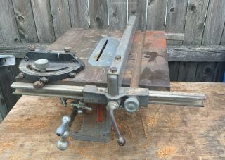 Vintage Delta Homecraft 8 " Belt Drive Table Saw Rockwell Milwaukee Usa Made