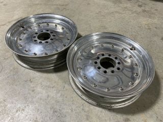 Cragar Trick Skinny Wheels 15x3.  5 Vintage Chevy Ford Gasser Front Runners