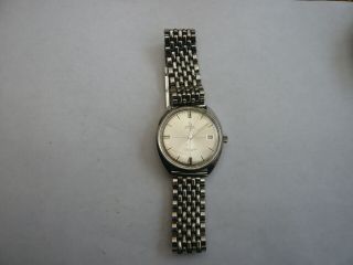 Vintage Mens 1960,  S Stainless Steel Omega Watch Seamaster Cosmic 166026 Tool 107