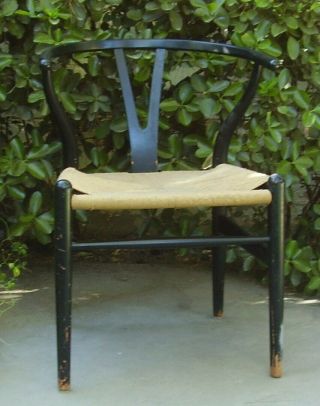 Vintage Hans J.  Wegner Ch24 Wishbone Chair For Carl Hansen & Son - Branded Mark