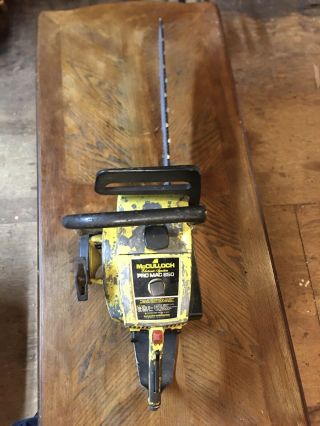 Vintage Mcculloch Pro Mac 850 Chainsaw With A20” Bar And Chain