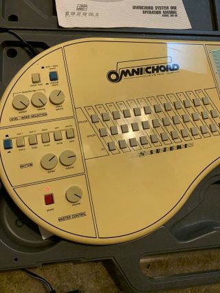 Vintage SUZUKI OMNICHORD OM - 36 Synthesizer W/ Hard Case & Cord 2