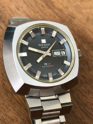 Vintage Tissot Pr - 518 Swiss Automatic Watch 1970 