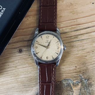 Vintage Omega Watch Explorer Style Dial.
