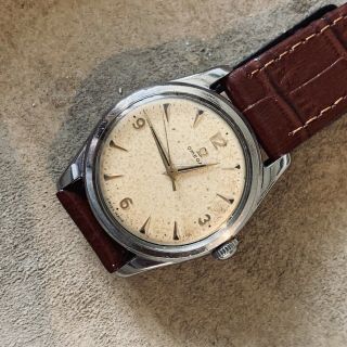 Vintage Omega Watch Explorer Style Dial. 2