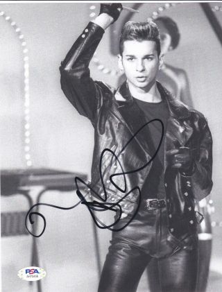 Dave Gahan Signed 8x10 Photo Depeche Mode Singer Vintage Psa Dna