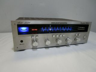 Vintage Marantz 2220 Stereo Receiver W/ Led Upgraded Dial Lamps - - - - - - - - - Cool