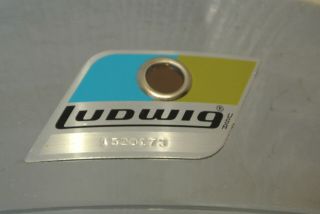 70s VINTAGE LUDWIG USA 6.  5X14 - SENSITIVE SNARE DRUM SHELL for YOUR SET G385 3
