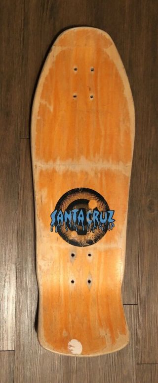 Vintage OG Rob Roskopp Eye Santa Cruz Skateboard Deck 2