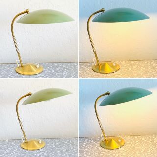 50s Temde Gooseneck Table Lamp Mad Men Lamp Desk Lamp Vintage Mid Century