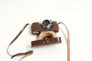 Leica Ernst Leitz Wetzlar German Vintage Camera In Case