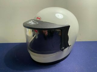 Vintage Bell Star 120 Motorcycle Racing Helmet Sz - 7 3/4 Full Face