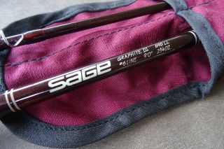 Fine 1987 Sage Gfl 690 Ll Graphite Iii 2 Pc Fly Rod Bought In Seattle Don Green