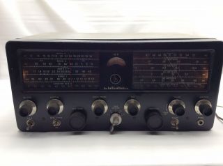 Hallicrafters Model Sx - 71 Ham Radio Vintage Black Face Audio Equipment Collect