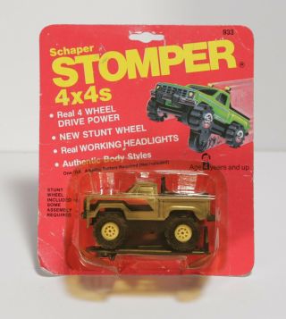 Vintage Schaper Stomper Chevrolet Scottsdale 4x4 Battery Operated Nib 1980s