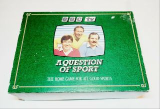 A Question Of Sport 1987 Vintage Board Game 100 Complete & Cards