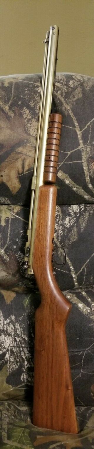 Vintage Benjamin Franklin Model 317 -.  177 Cal Brass Pellet Rifle.