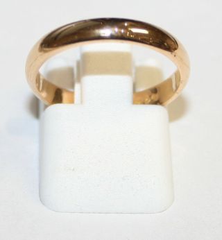 Vintage 22ct Yellow Gold Wedding Ring 3mm Finger Size M 1950 