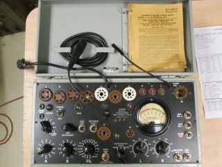 Vintage Signal Corps I - 177b Tube Tester