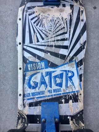 Vintage VISION GATOR Skateboard Mark Gator Rogowski 80’s Collectible 2