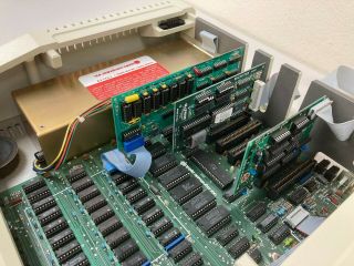 Vintage Apple II,  Computer A2S1048 w/ Apple Disk Drives,  serial card 2