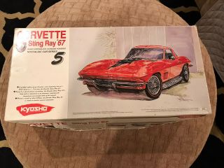 Vintage Kyosho Pureten Spider Nostalgic Series 1967 Corvette