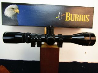 Vintage Burris 3x - 12x - 32 Pistol / Handgun Scope 200305 With Mounts