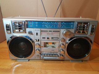 Lasonic Trc - 920 Jumbo Boombox Vintage Ghetto Blaster Radio Tape Player Ac/dc