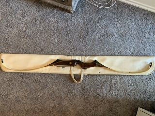 Fred Bear Vintage Traditional Tamerlane 1966 Recurve Bow 63” 27 With Case