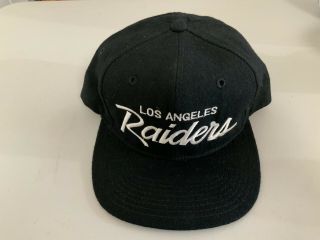 Vtg Los Angeles Raiders Pro Sports Specialties Snapback Hat Cap