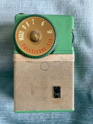 Vintage 1957 Sony Tr - 63 Transistor Radio Historical Sony Japan Tested/works