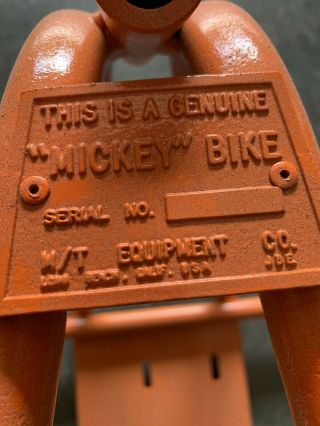 Vintage Mickey Thompson Mini Bike Frame Mickey Bike Jde