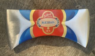 Brilliant Vintage Beveled Blue Grass Belknap Double Bit Axe Head Polish/paint