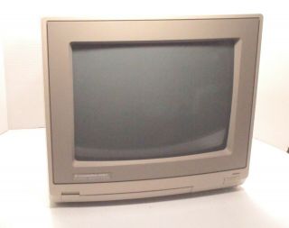 Vintage Commodore 1084 - D Composite / Rgb Video Monitor 14 "