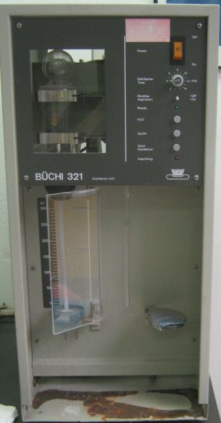 Vintage Buchi 321 Tkn (total Kjeldahl Nitrogen) Distillation W/labconco Digester