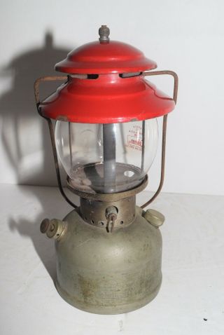 Rare Vintage 1950 Coleman Model 200 Single Mantle Lantern - 12/50 1st Year Issue
