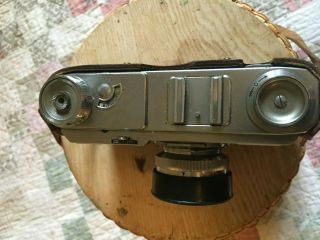 Vintage CONTAX Ikon II Camera w/ Carl Zeiss Jena Sonnar 5 cm F/1.  5 Lens & Case 3