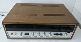 Vintage Sansui 2000x Solid State Stereo Tuner Amplifier In Wood Case (p1.  C