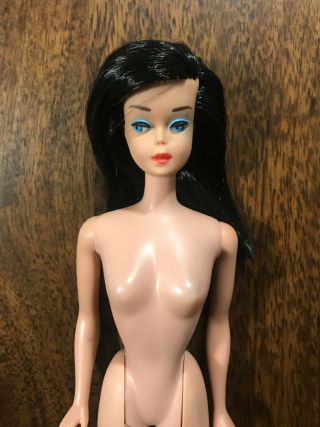 Vintage 1960s Color Magic Midnight Barbie Doll - American Girl Bend Leg Body