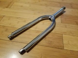 Old School Vintage Stamped 9a Bmx 1979 Tange Tx - 500 Racing Fork Straight Rare