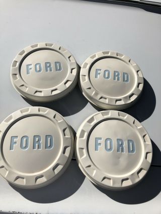 Vintage 1961 - 1966 Ford Pickup Truck Dog Dish Hubcaps