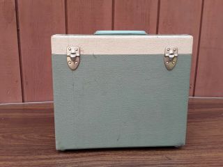 Vintage Green Singer Featherweight Sewing Machine Case