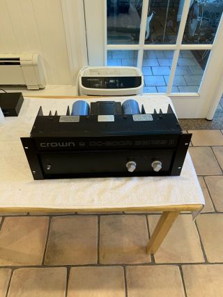 Crown DC - 300A Series II 2 - channel Stereo or Mono Power Amplifier Vintage 3