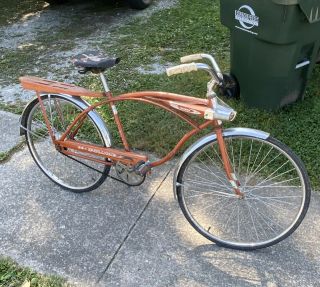Vintage 1951 Columbia Tank Bicycle For Men.  Great Shape Needs Tires