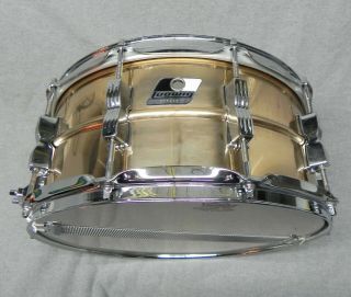 Vintage Ludwig Lm305 Bronze Snare Drum 14 X 6.  5