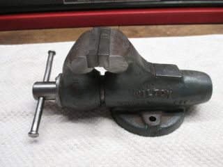 Wilton Vintage Baby Bullet Vise 820 Fixed Mount 2in Jaw Chicago Usa