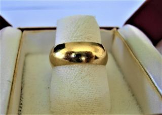 Vintage 14k Gold Wedding Band Ring 7.  1 Grams Size 8 Dason