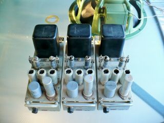 3 Vintage Gates Monitor Tube Amplifiers From A Studio Fisher Mcintosh Scott Dyna