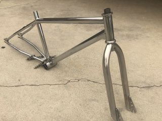 Old Vintage Bmx Cycle Pro Bonzai Frame,  Forks 24 Inch Circa 1980’s “lung”