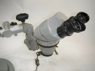 Vintage Nikon Microscope 10x Magnifier Objective 4x and Stand AS - IS 3